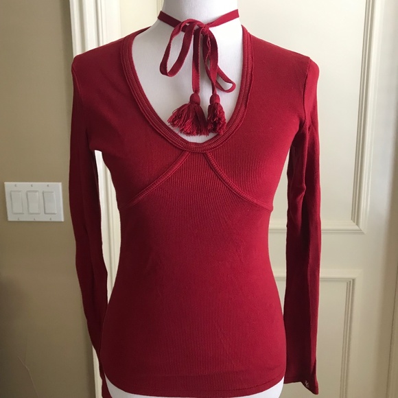 VICTORIA'S SECRET bundle of 2 long sleeve tops size Medium - Picture 2 of 10